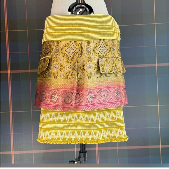 Christian Dior by John Galliano Fall 2002 Runway Brocade Skirt - Picture 7 of 7